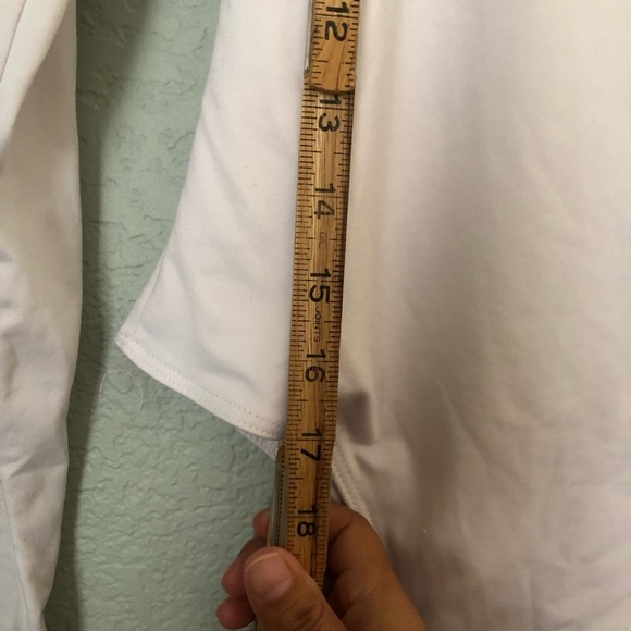 WEAREVER White Long Sleeve Bodysuit Medium Stretches - Picture 4 of 7